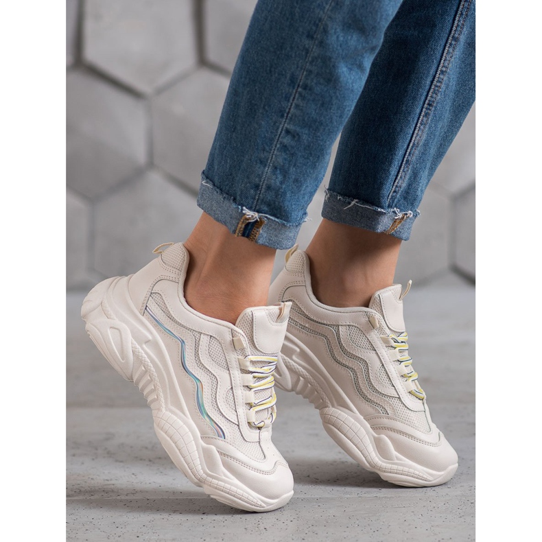 SHELOVET Cipők a platformon barna 1