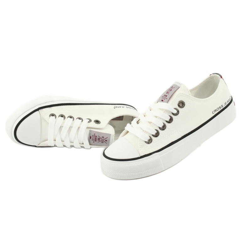 Cross Jeans Classic Sneakers Biaded White FF2R4010C fehér 5