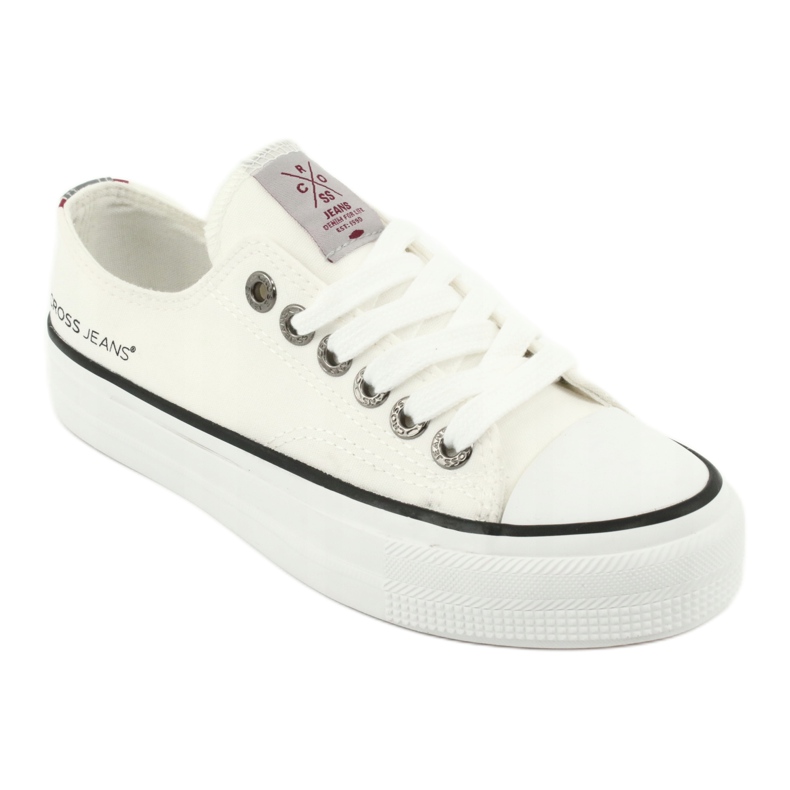 Cross Jeans Classic Sneakers Biaded White FF2R4010C fehér 1