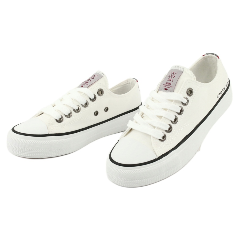 Cross Jeans Classic Sneakers Biaded White FF2R4010C fehér 2