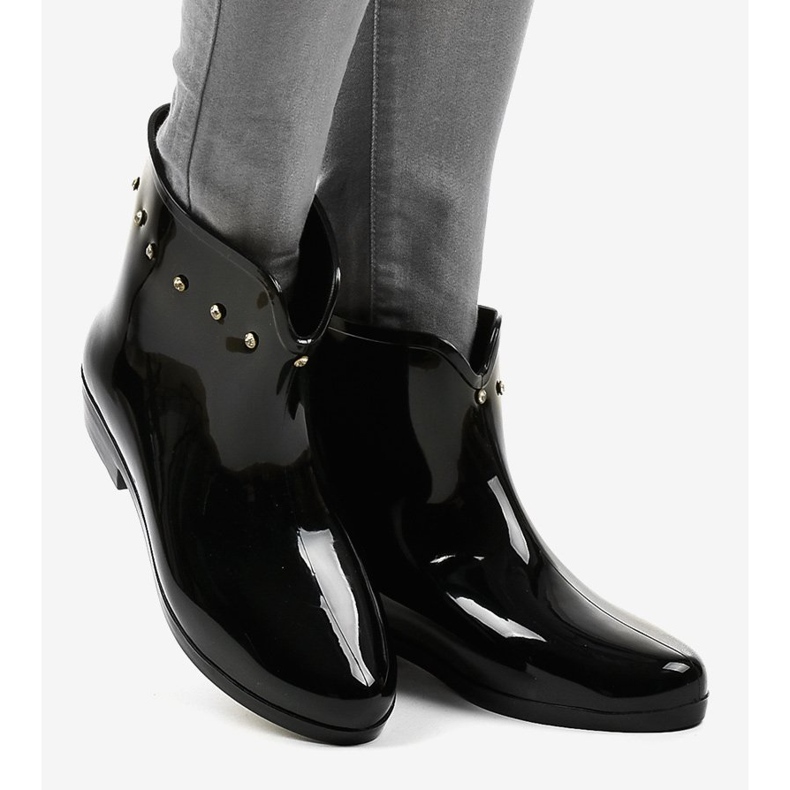 Fekete rövid galushes köbös cirkóniákkal SD97E-1 2