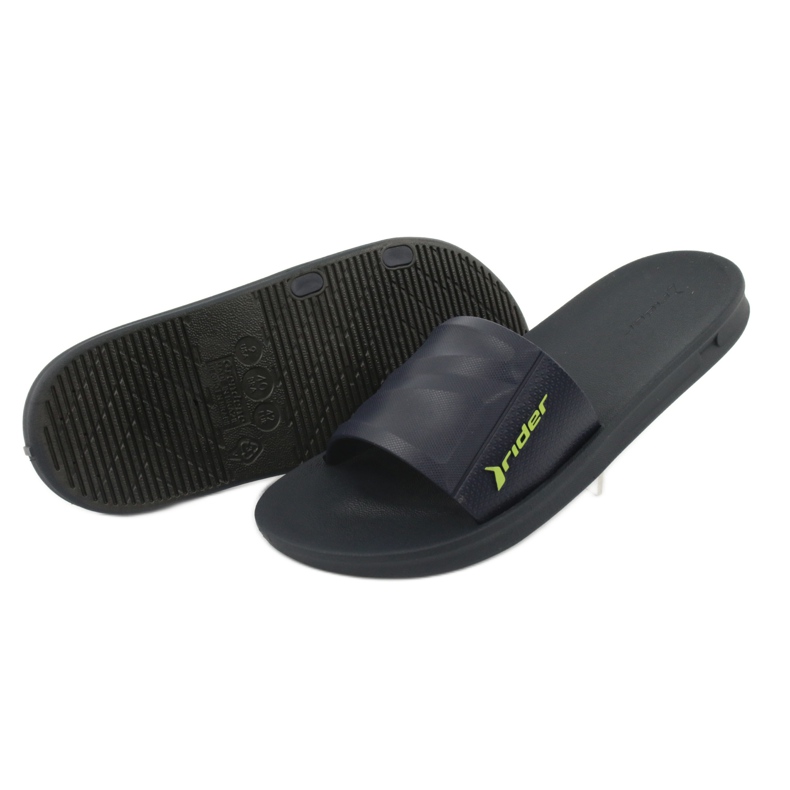 Rider 11578 sötétkék medence papucs zöld 3