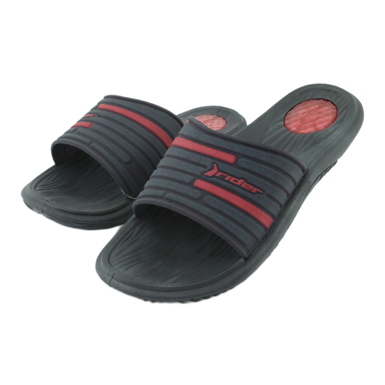 Férfi medencepapucs Rider 82735 sötétkék / piros 2