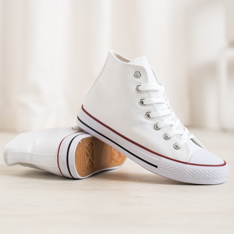 Super Me Magas cipők fehér 1