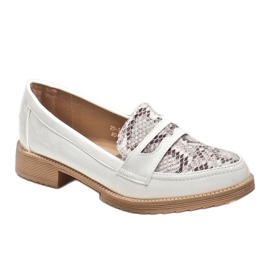 Fehér állati balerinás naplopók 20-339MO 1