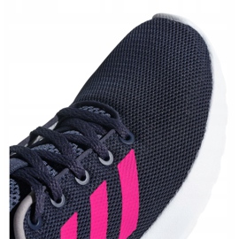 Adidas Lite Racer Cln Jr BB7045 cipő sötétkék rózsaszín 5