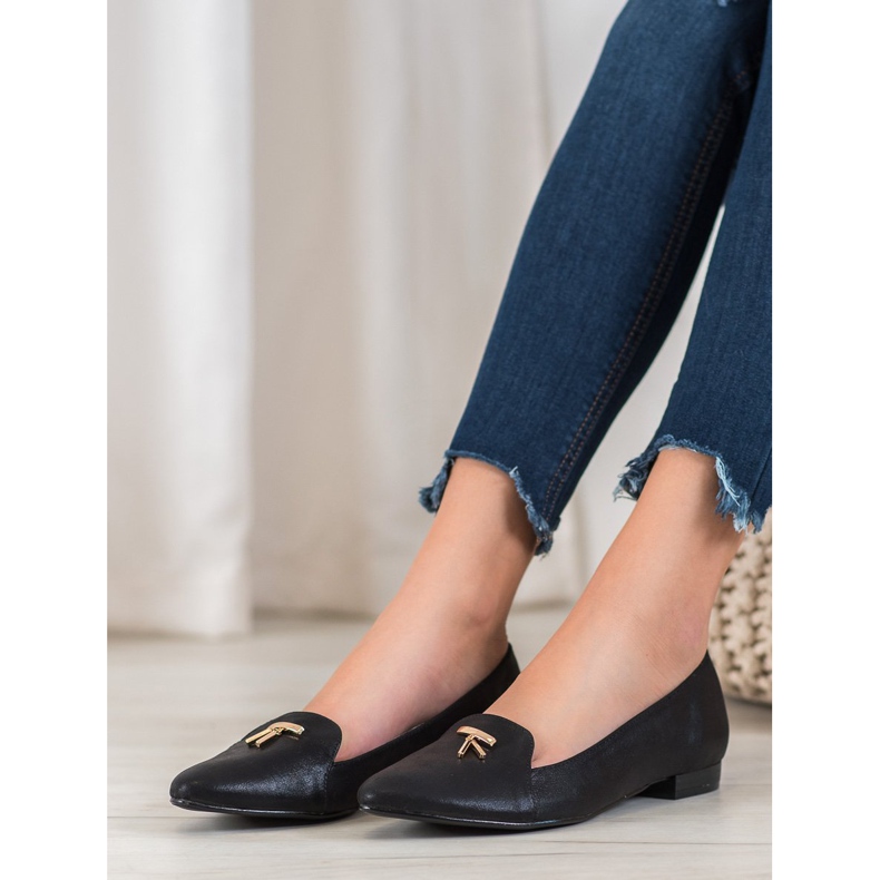 Goodin Fényes fekete balerinák 1
