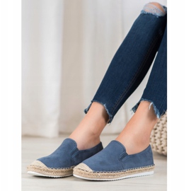 Goodin Velúr Espadrilles kék 2