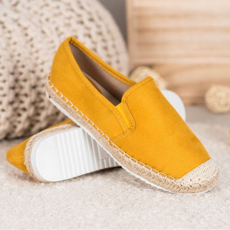 Goodin Velúr Espadrilles sárga 1 Goodin Velúr Espadrilles sárga 1