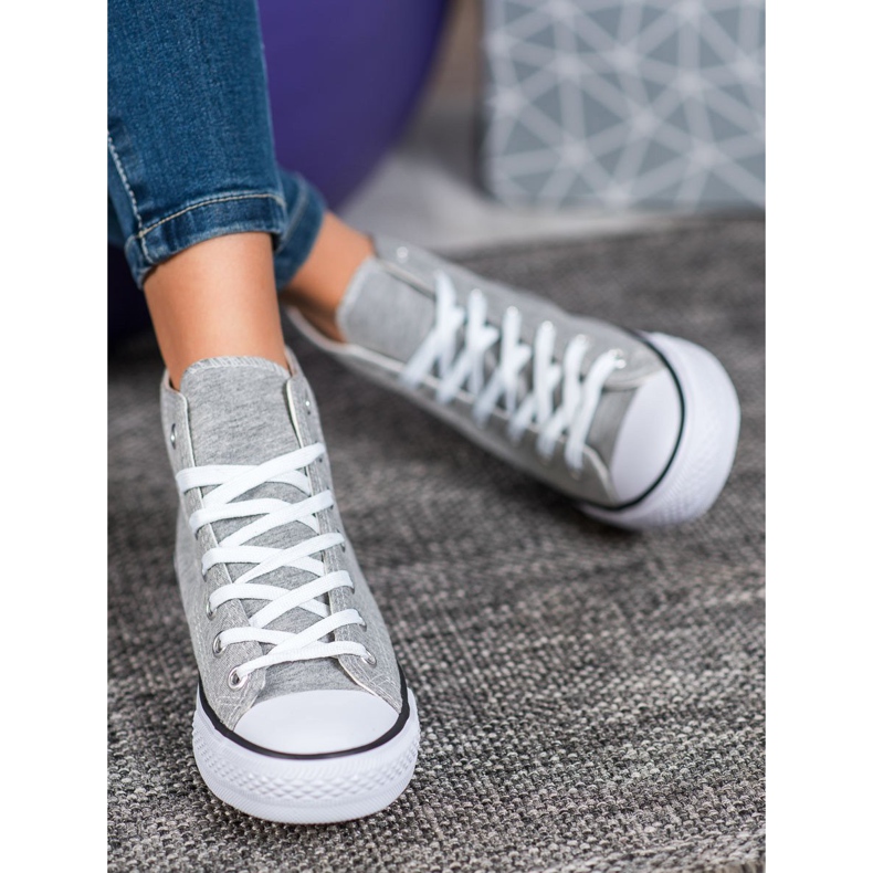 Super Me Magas cipők szürke 2
