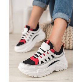 SHELOVET Stílusos cipők fehér 1