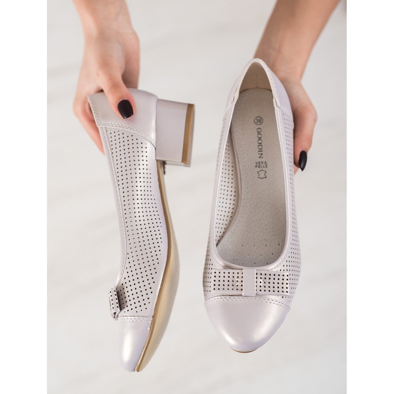 Goodin Áttört szivattyúk íjjal sokszínű rózsaszín 1