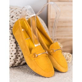 Bestelle Stílusos mokaszin díszítéssel sárga 1