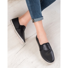 SHELOVET Fényes csúszás a cipőn fekete 1