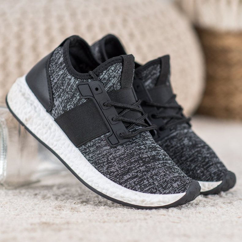 Bona Sportcipő a platformon fekete 2