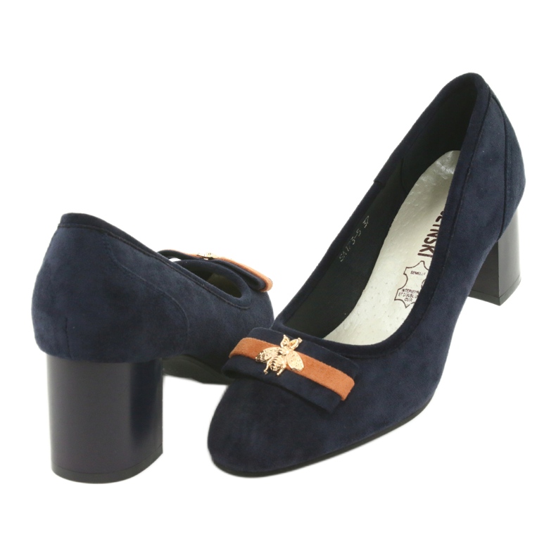 M.Daszyński Női sötétkék szivattyúk Mucha Daszyński SA173 4