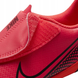 Nike Mercurial Vapor 13 Club Mg PS (V) Jr AT8162-606 futballcipő piros sokszínű 4