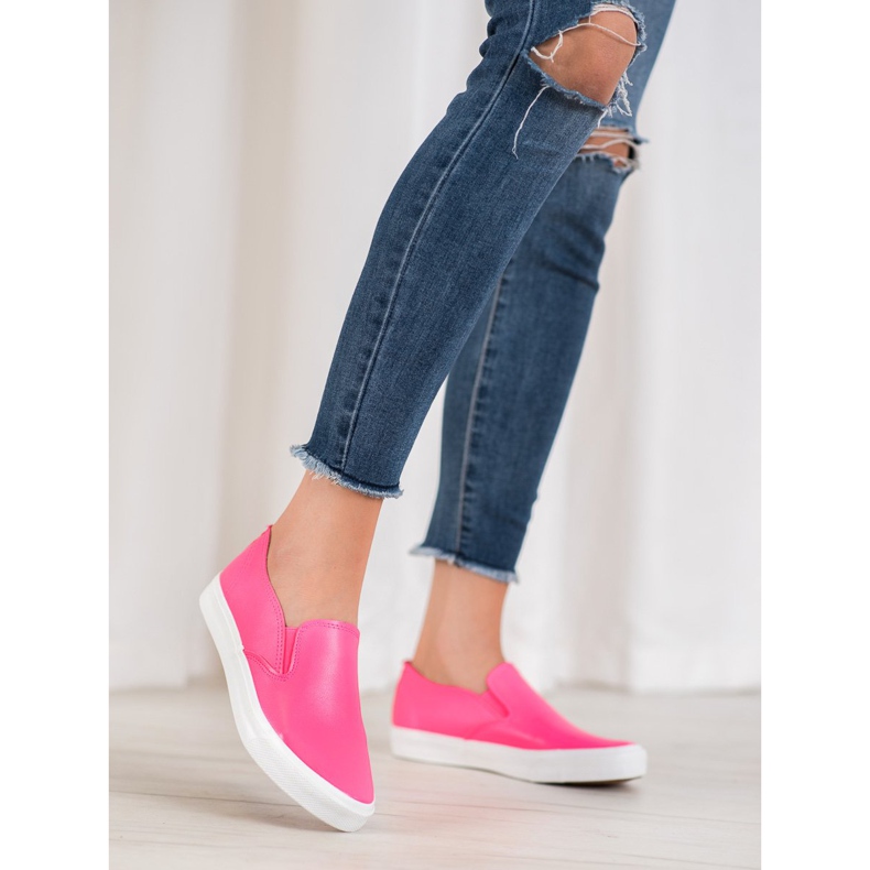 Bona Pink Slip On Cipők rózsaszín 1