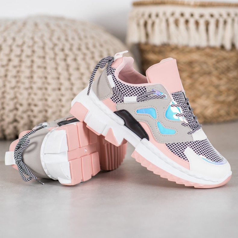 Seastar Stílusos cipők Holo effektussal rózsaszín sokszínű 2