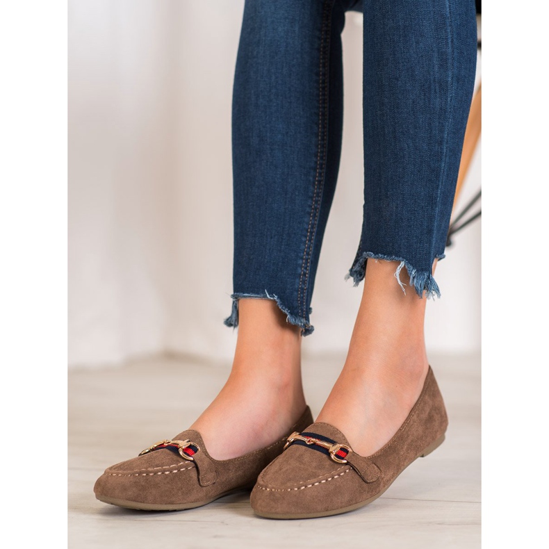 Fama Velúr urak díszítéssel barna 1