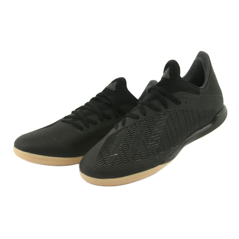 Adidas X 19.3 In M F35369 futballcipő fekete 2