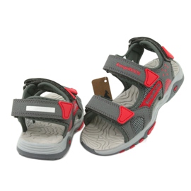 KangaRoos Sandals Boys's Grey Red Faam beszúrás 18337 szürke 4