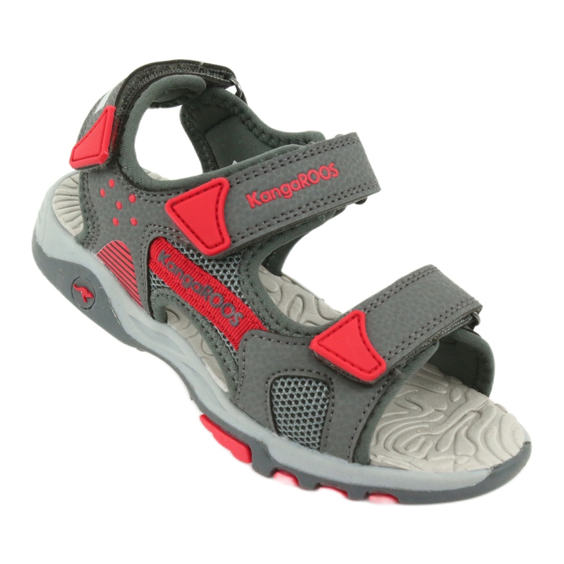 KangaRoos Sandals Boys's Grey Red Faam beszúrás 18337 szürke 1