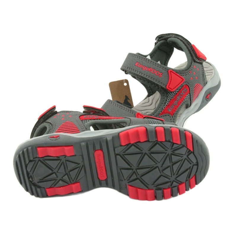 KangaRoos Sandals Boys's Grey Red Faam beszúrás 18337 szürke 5