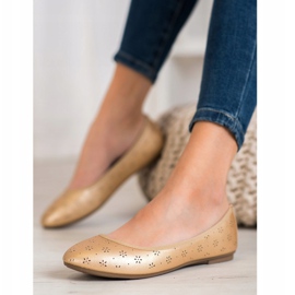 Fama Balerinák áttört mintával aranysárga 1