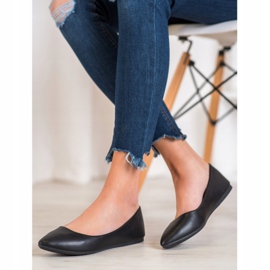 Seastar Fekete balerinák öko bőrrel 1