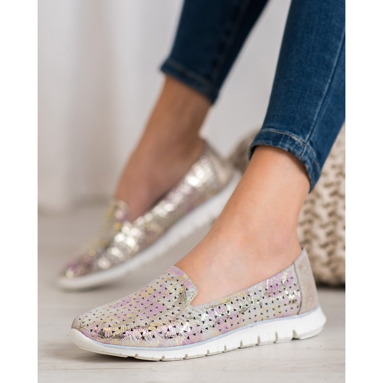 VINCEZA bőr urak sokszínű 1