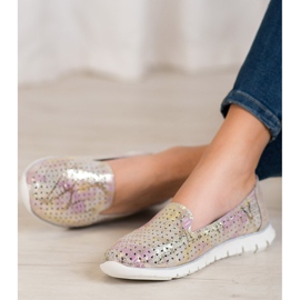 VINCEZA bőr urak sokszínű 2