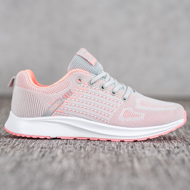 Ax Boxing Kényelmes áttört sportcipő narancssárga szürke 2