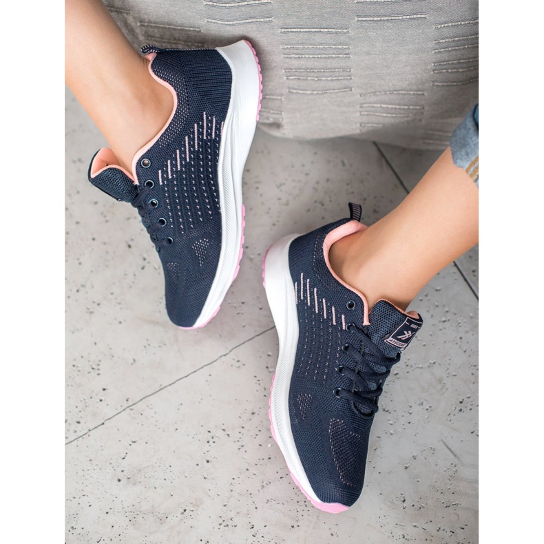 Ax Boxing Kényelmes áttört sportcipő kék 1