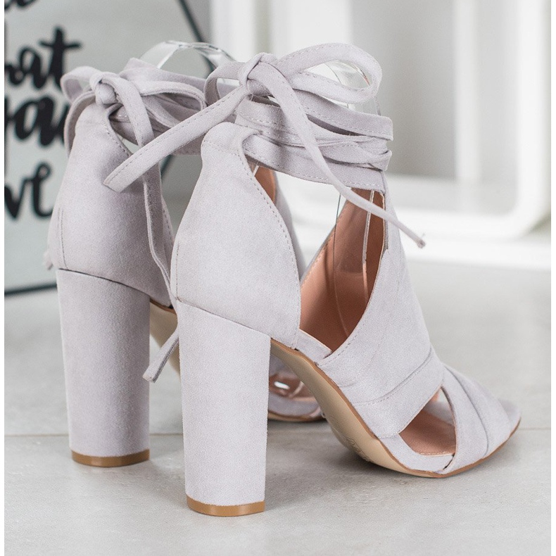 Seastar Kötött szandál egy bárban szürke 1