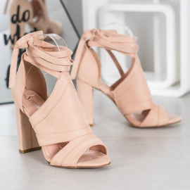 Seastar Kötött szandál a poszton bézs 1