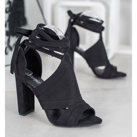 Seastar Kötött szandál a poszton fekete 2 Seastar Kötött szandál a poszton fekete 2