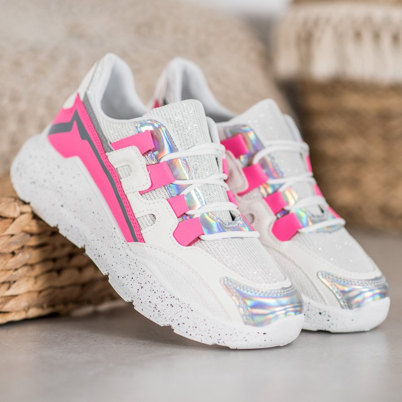 Seastar Cipők csillogással fehér sokszínű 2