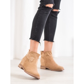 Seastar Csizma áttört mintával barna 2