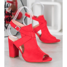 Seastar Stílusos szandál egy bárban piros 1 Seastar Stílusos szandál egy bárban piros 1