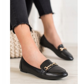 Clowse Stílusos öko bőr lábbeli fekete 1 Clowse Stílusos öko bőr lábbeli fekete 1