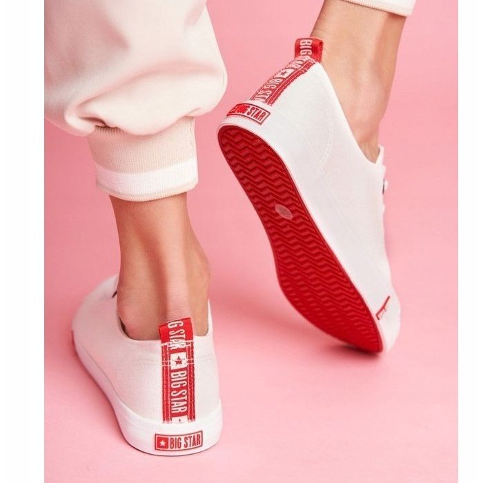 Fehér női cipő cipők Big Star FF274087 2