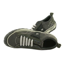 Caterpillar Neder Canvas M P713031 barna szürke 5