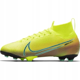 Nike Mercurial Superfly 7 Elite Mds Fg Jr BQ5420-703 futballcipő sárga sárga 2 Nike Mercurial Superfly 7 Elite Mds Fg Jr BQ5420-703 futballcipő sárga sárga 2