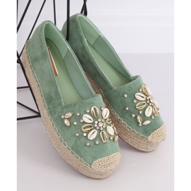 Zöld espadrilles JH96P Green 1 Zöld espadrilles JH96P Green 1