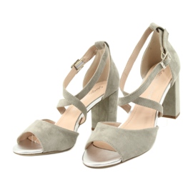 Szürke gladiátor szandál Sergio Leone SK865 4