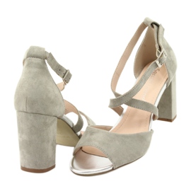 Szürke gladiátor szandál Sergio Leone SK865 5