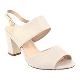 Sergio Leone Női gyöngy bézs szandál SK778 a poszton 1