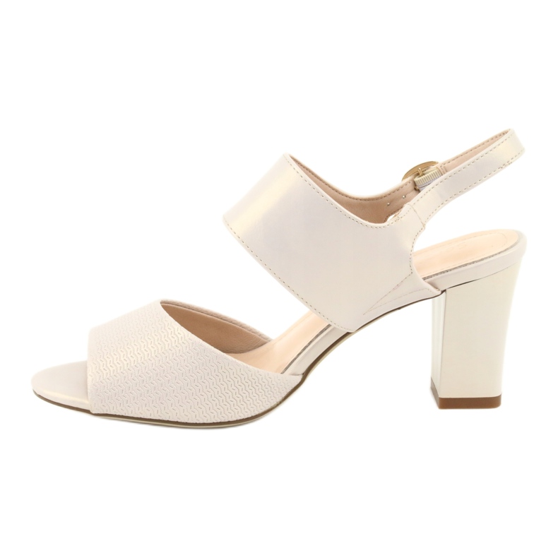 Sergio Leone Női gyöngy bézs szandál SK778 a poszton 2