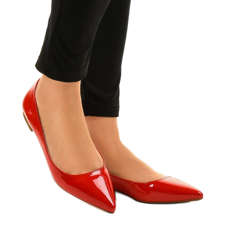 Pirosan lakkozott balerinák MM5018 1 Pirosan lakkozott balerinák MM5018 1